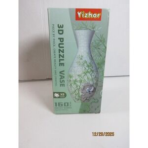 Yizhor 3D Puzzle Vase Bamboo Design 160 Pieces Create Beauty Unwind New